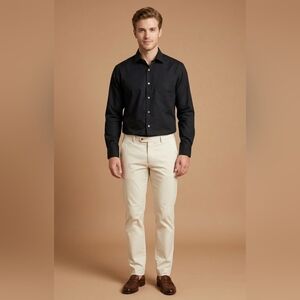 $60 Van Heusen Mens Classic Regular-Fit Stain Shield Stretch Shirt